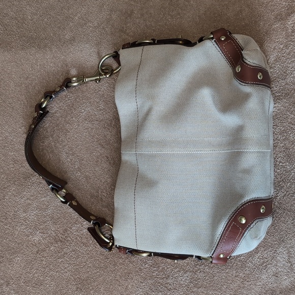 Coach Canvas Leather Purse - Picture 2 of 8